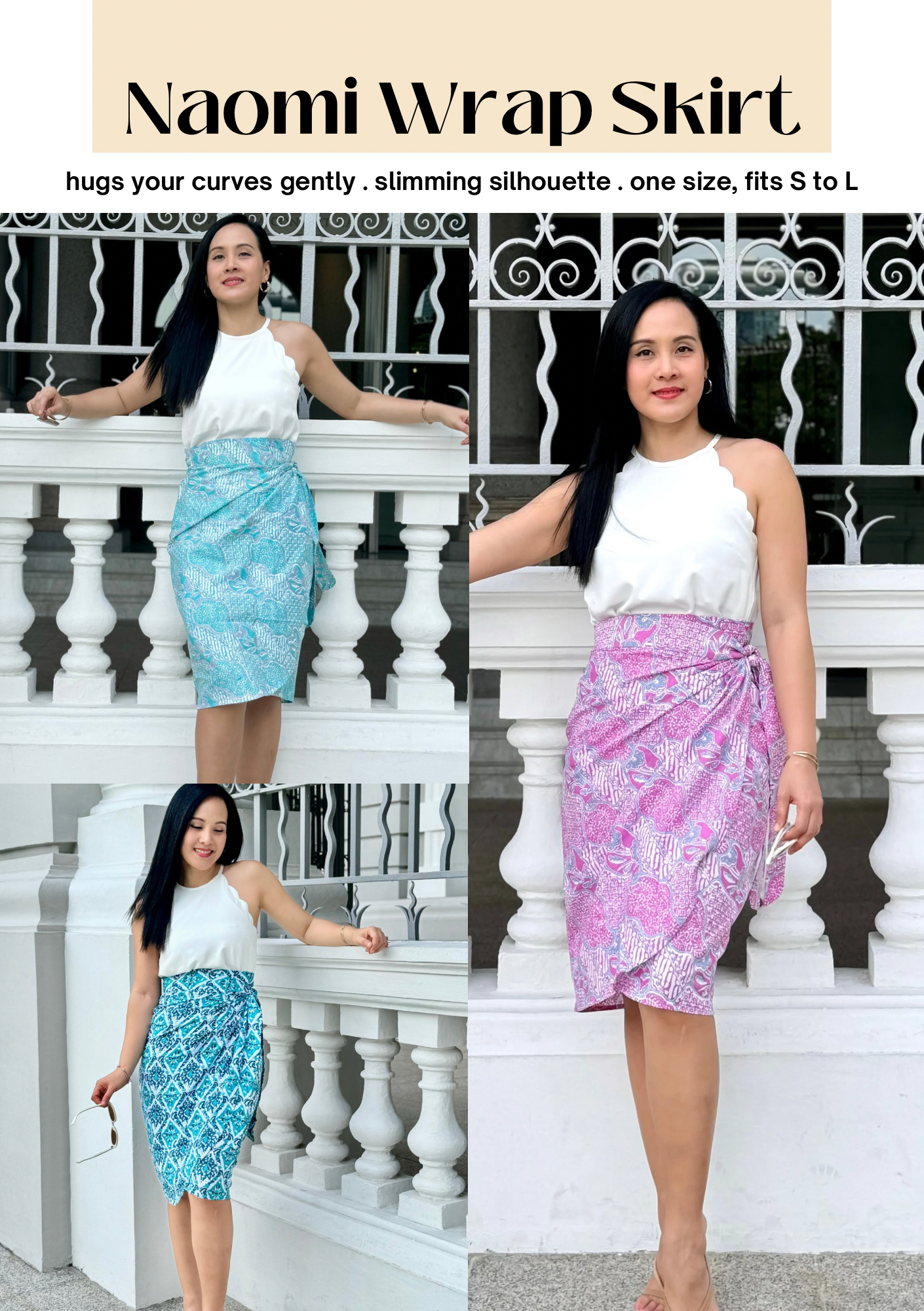 VIAVANDA（ヴィアヴァンダ）の「CHECK PLEATED WRAP SKIRT（スカート）」 - WEAR