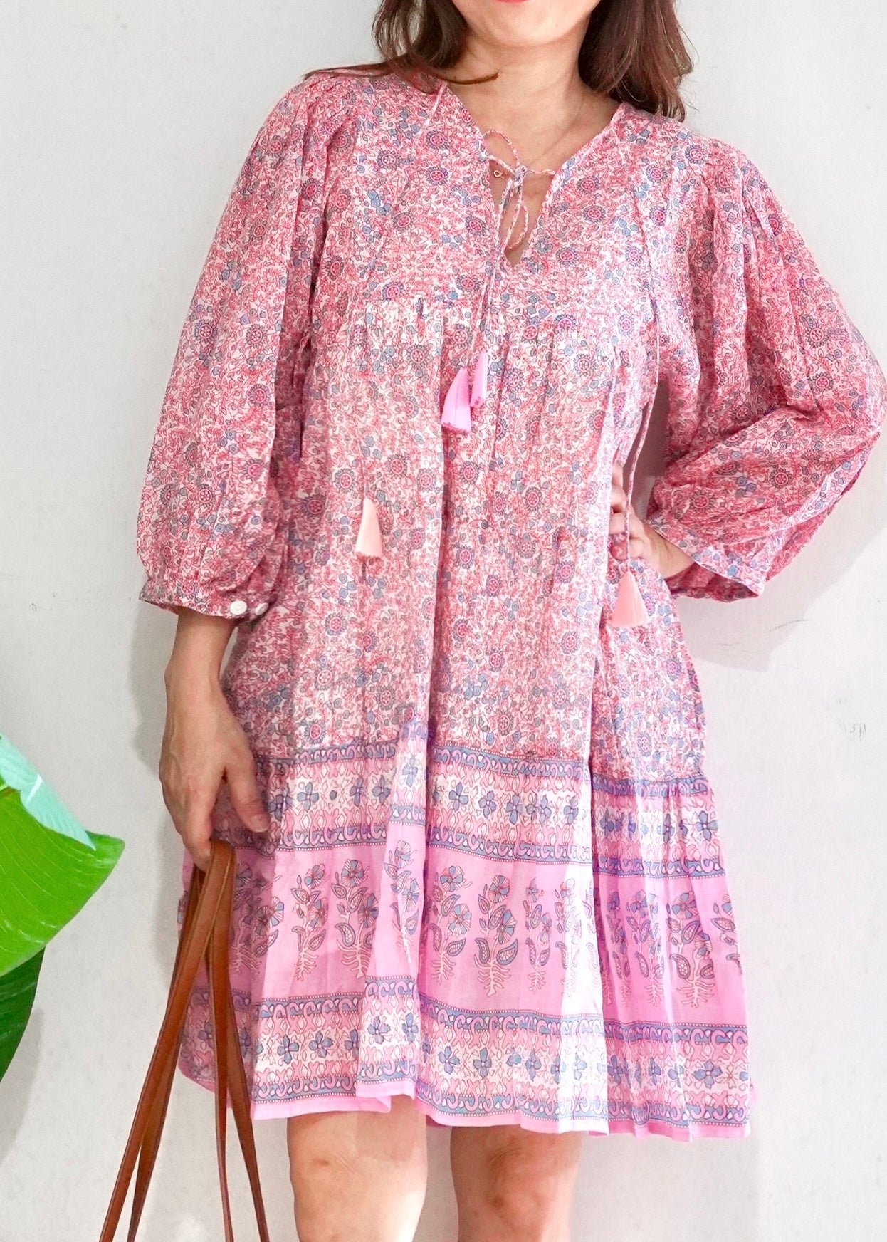 Anna Babydoll Dress | Pink Popsicle