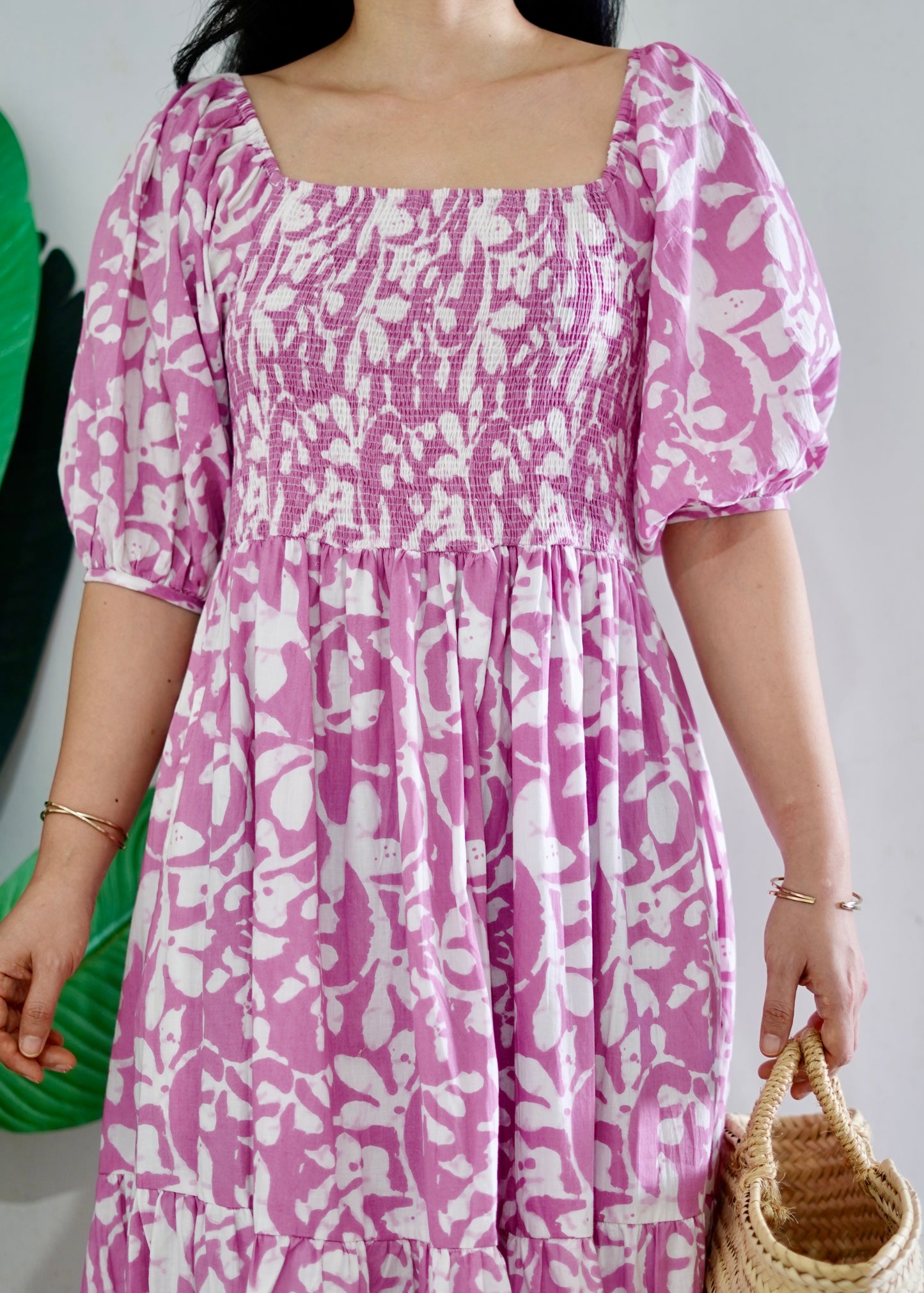 Cora Dress | Pink Daisy