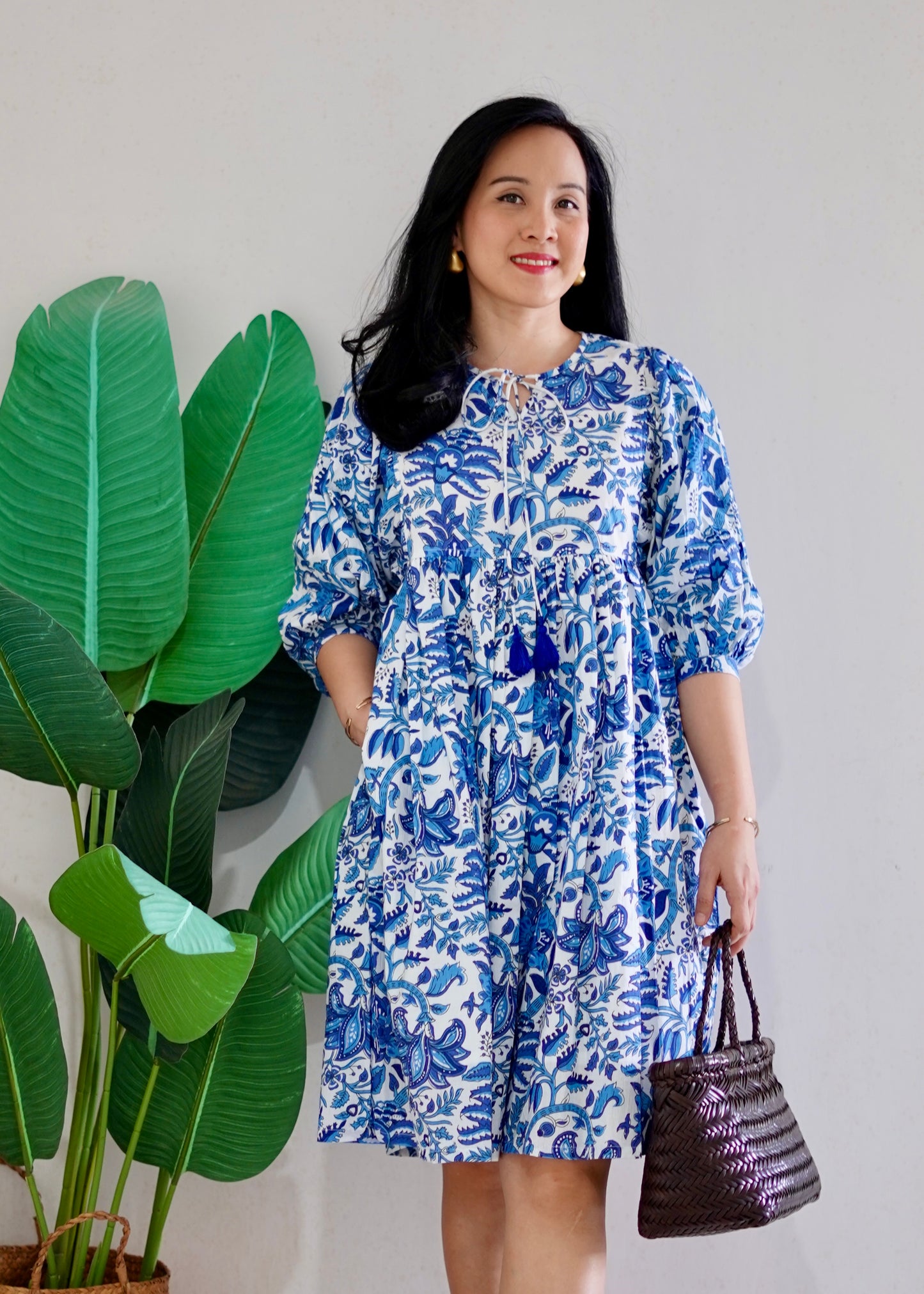 Hannah Dress | Navy