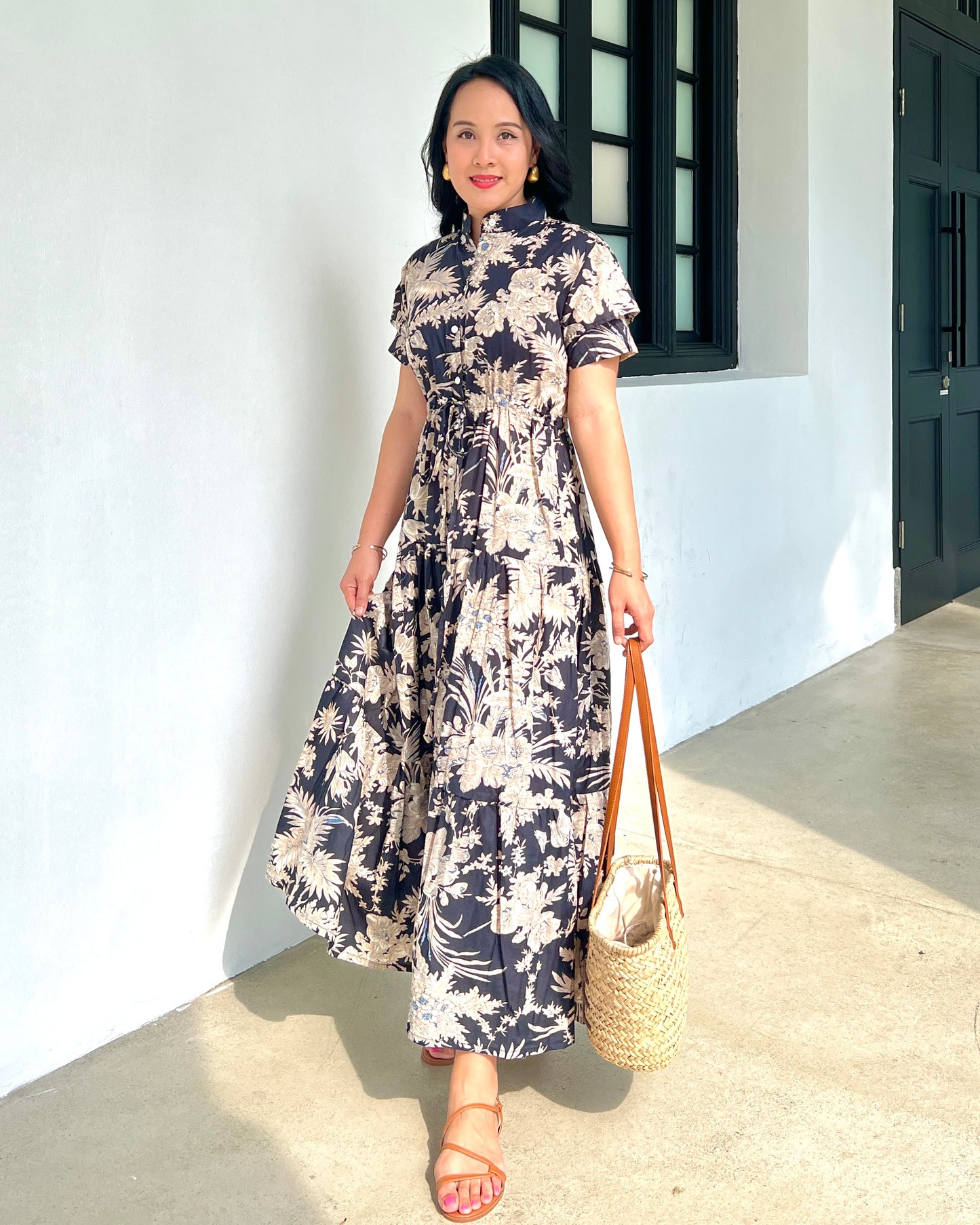 Debra Maxi Dress - Midnight Black