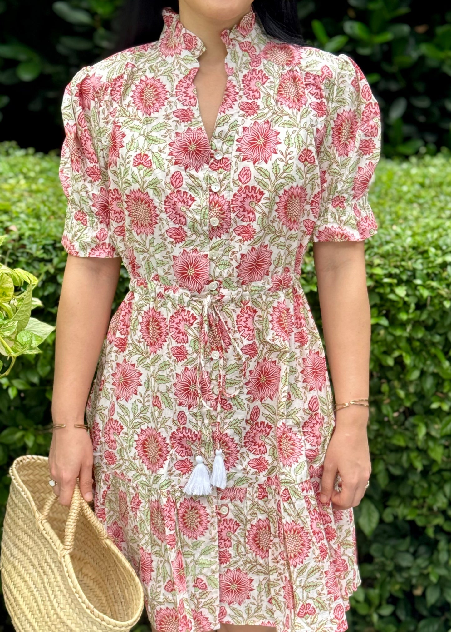 Mara Mini Dress - Sunflower Pink
