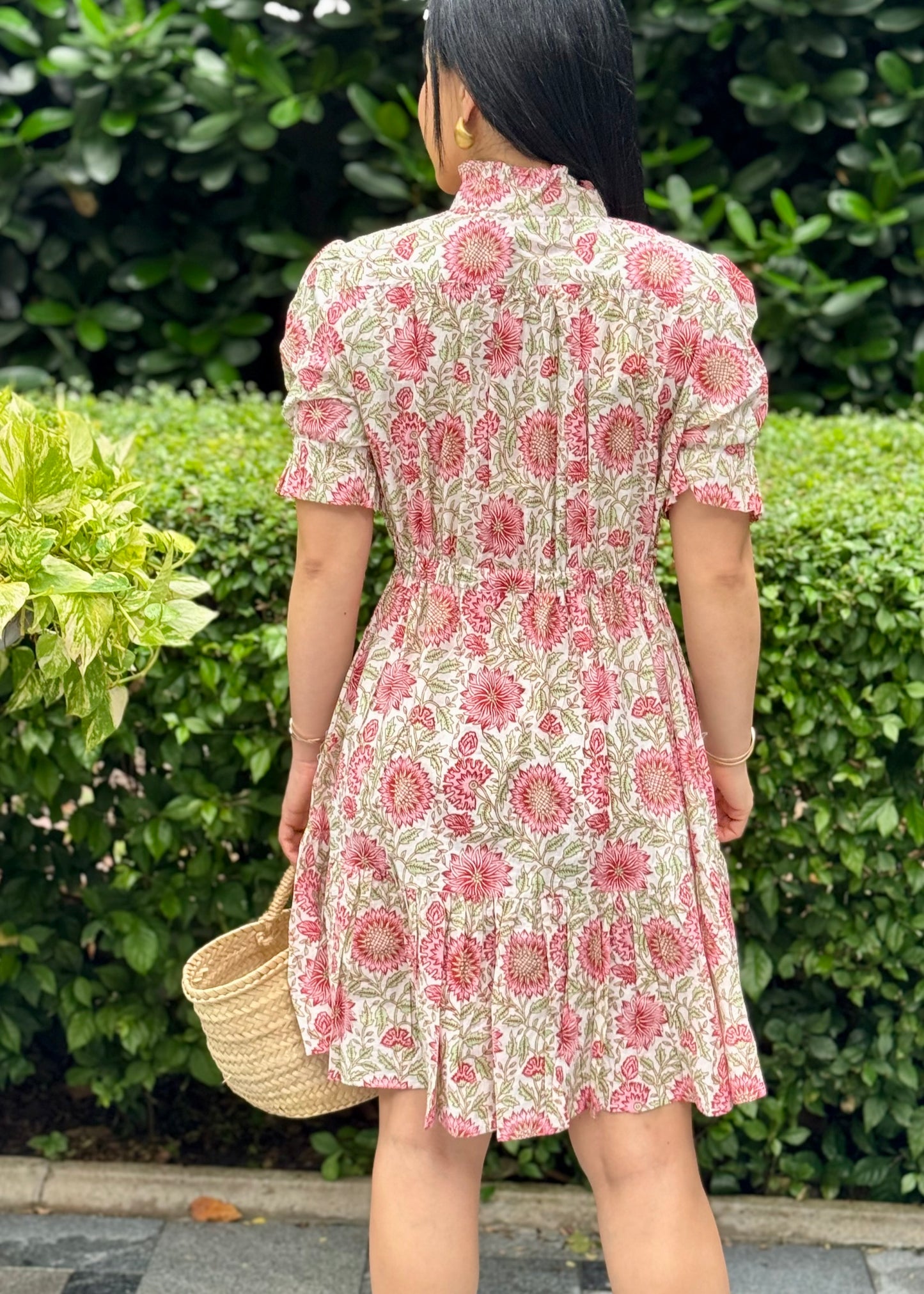 Mara Mini Dress - Sunflower Pink