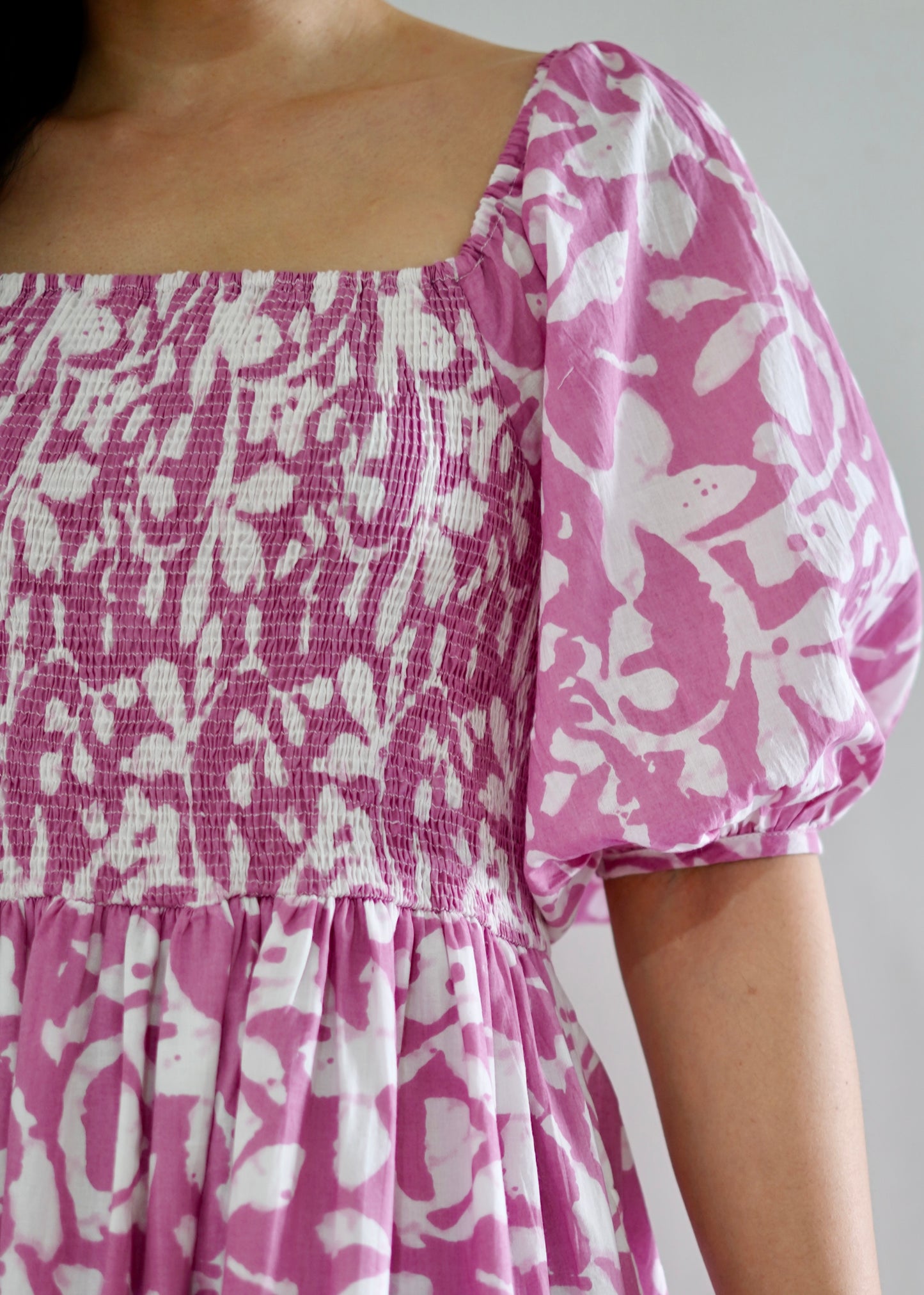 Cora Dress | Pink Daisy