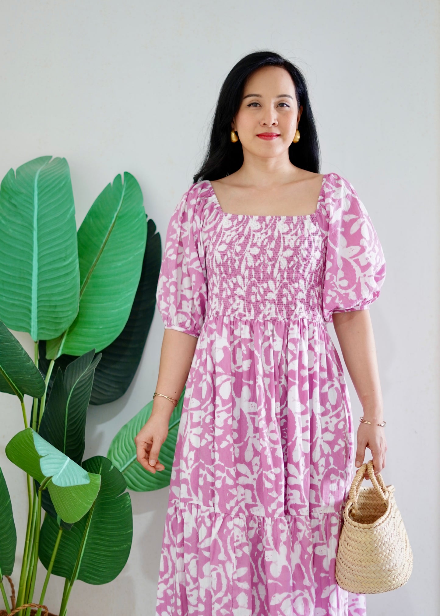Cora Dress | Pink Daisy