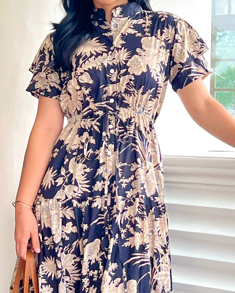 Debra Maxi Dress - Midnight Black