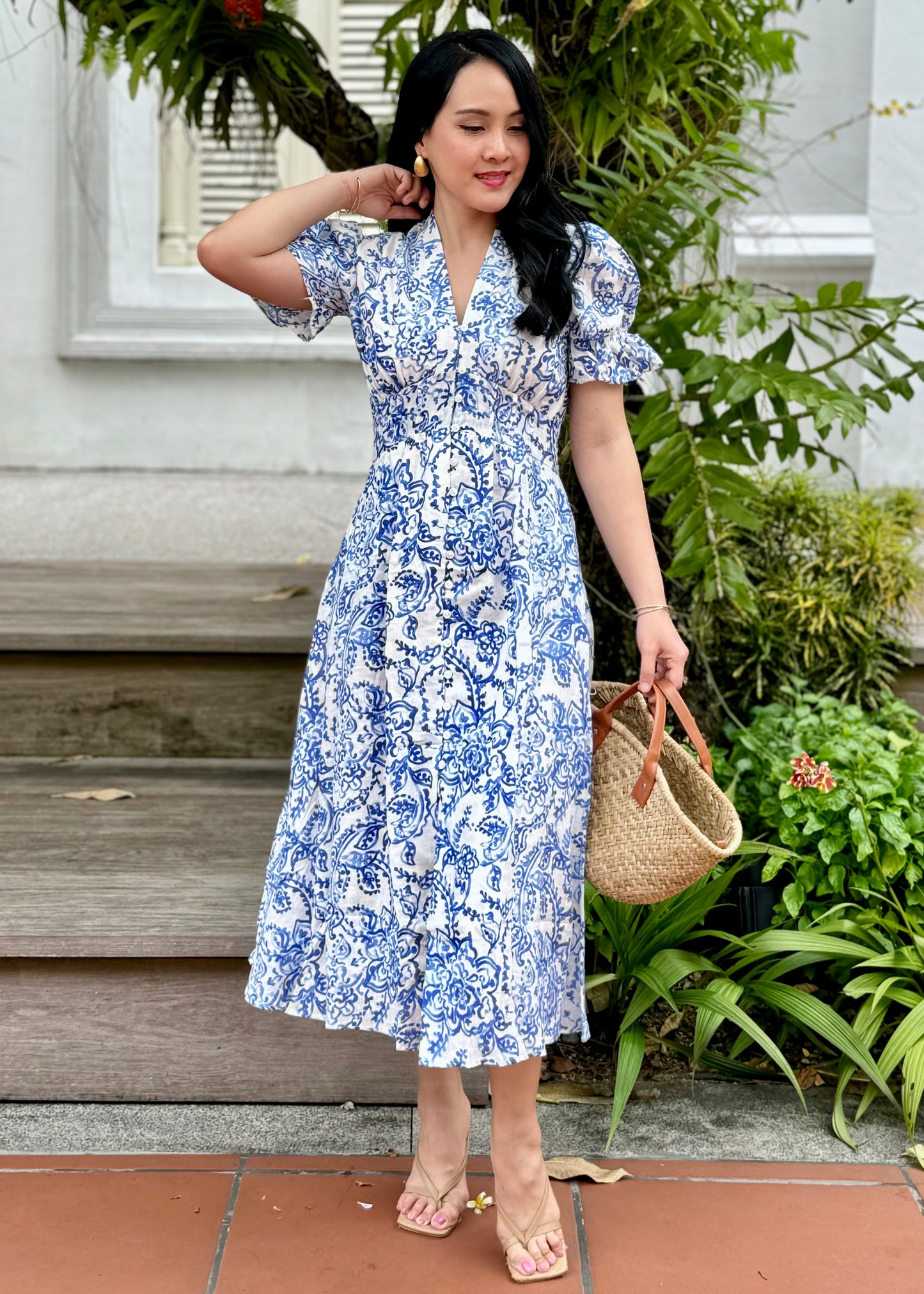 Calla Dress | China Blue
