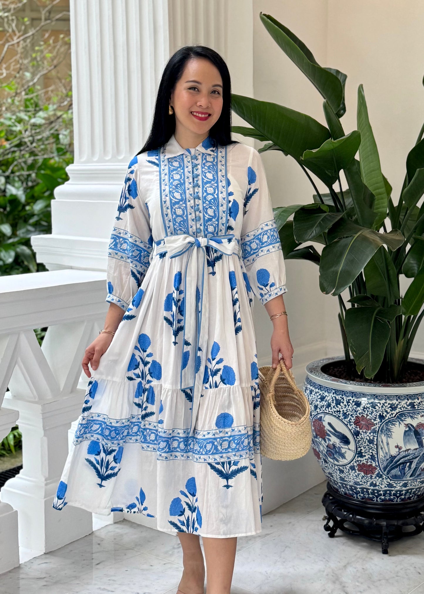 Jayla Maxi Dress - Soft Blue