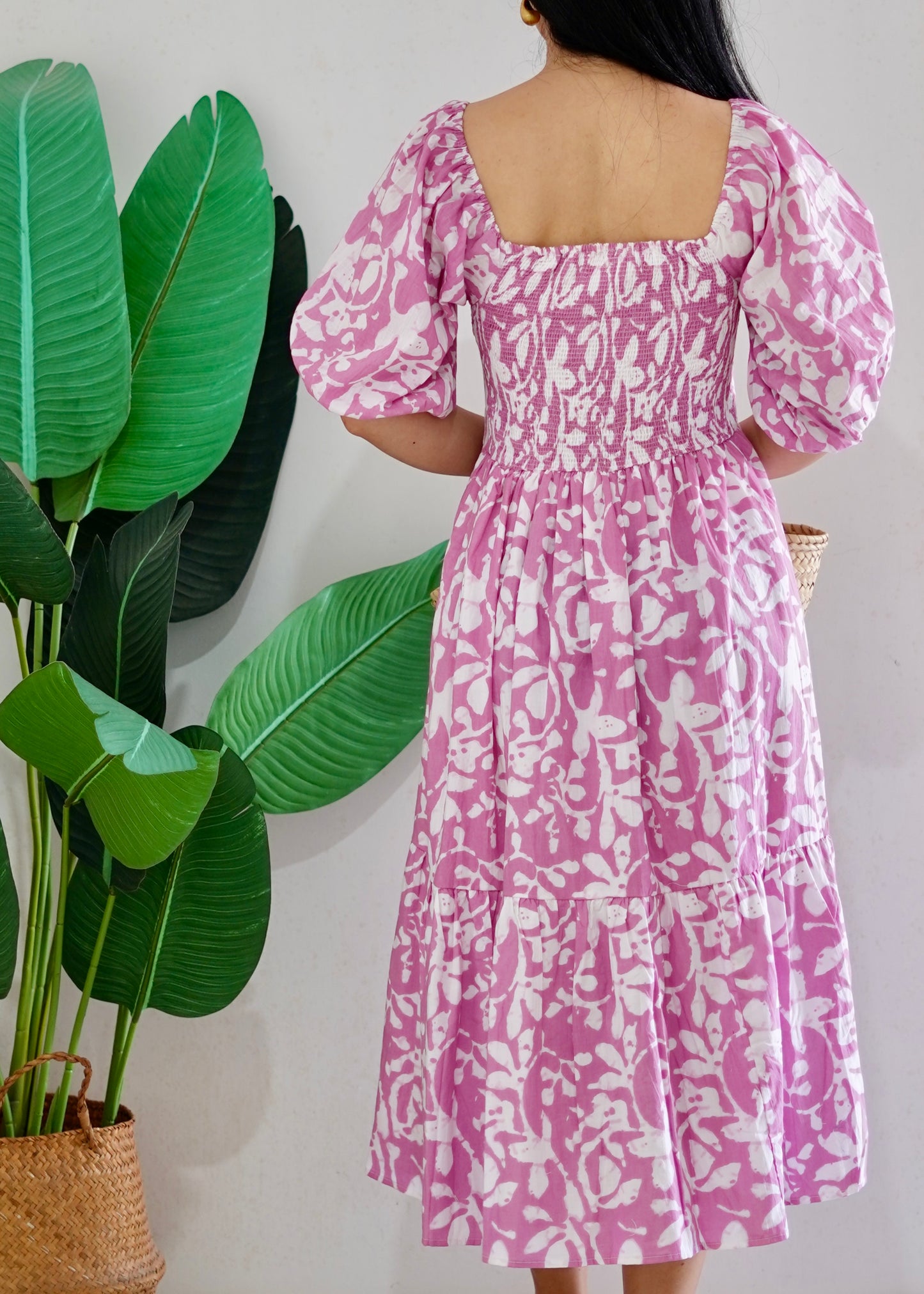 Cora Dress | Pink Daisy