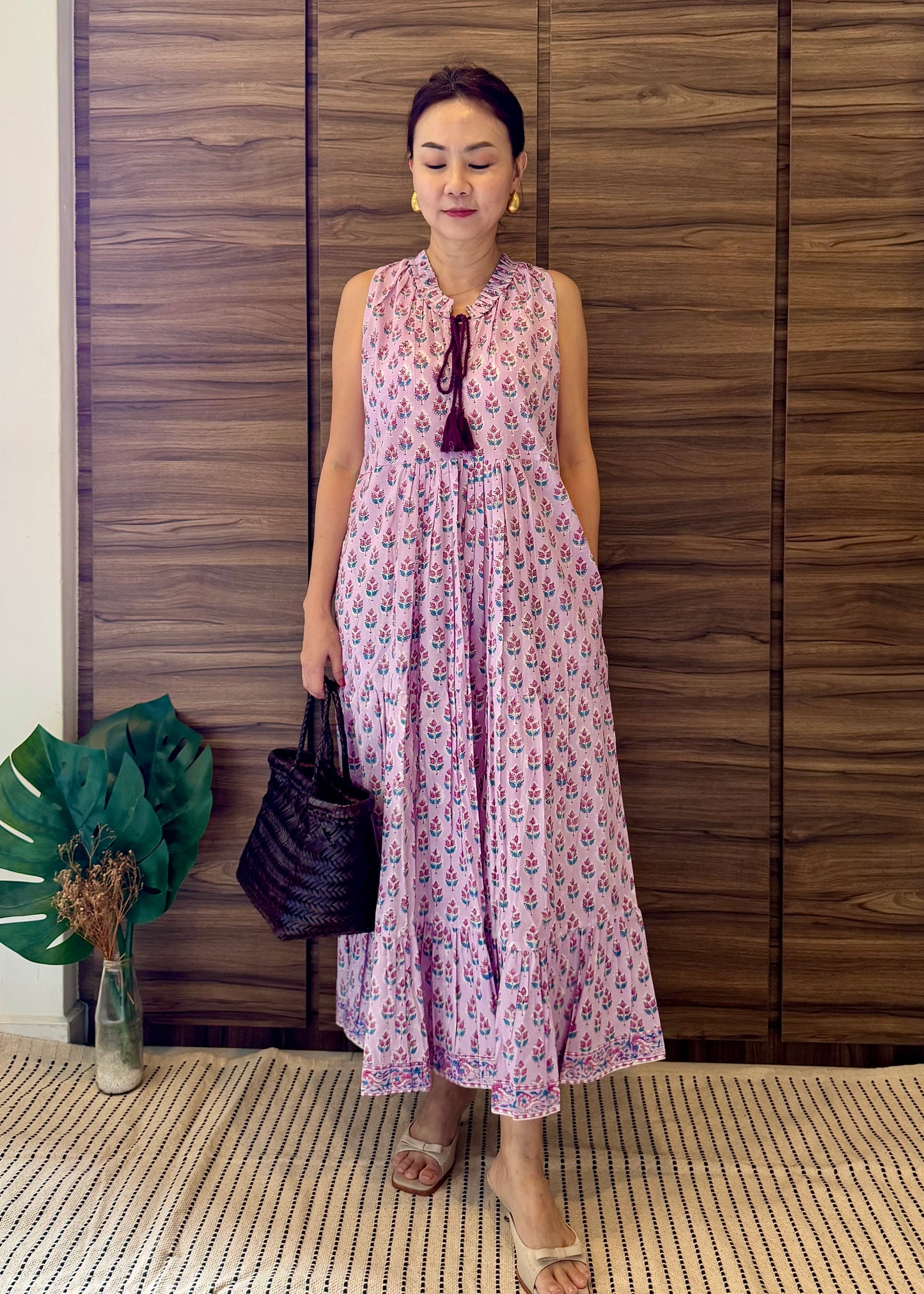 Raina Dress - Berry Pink