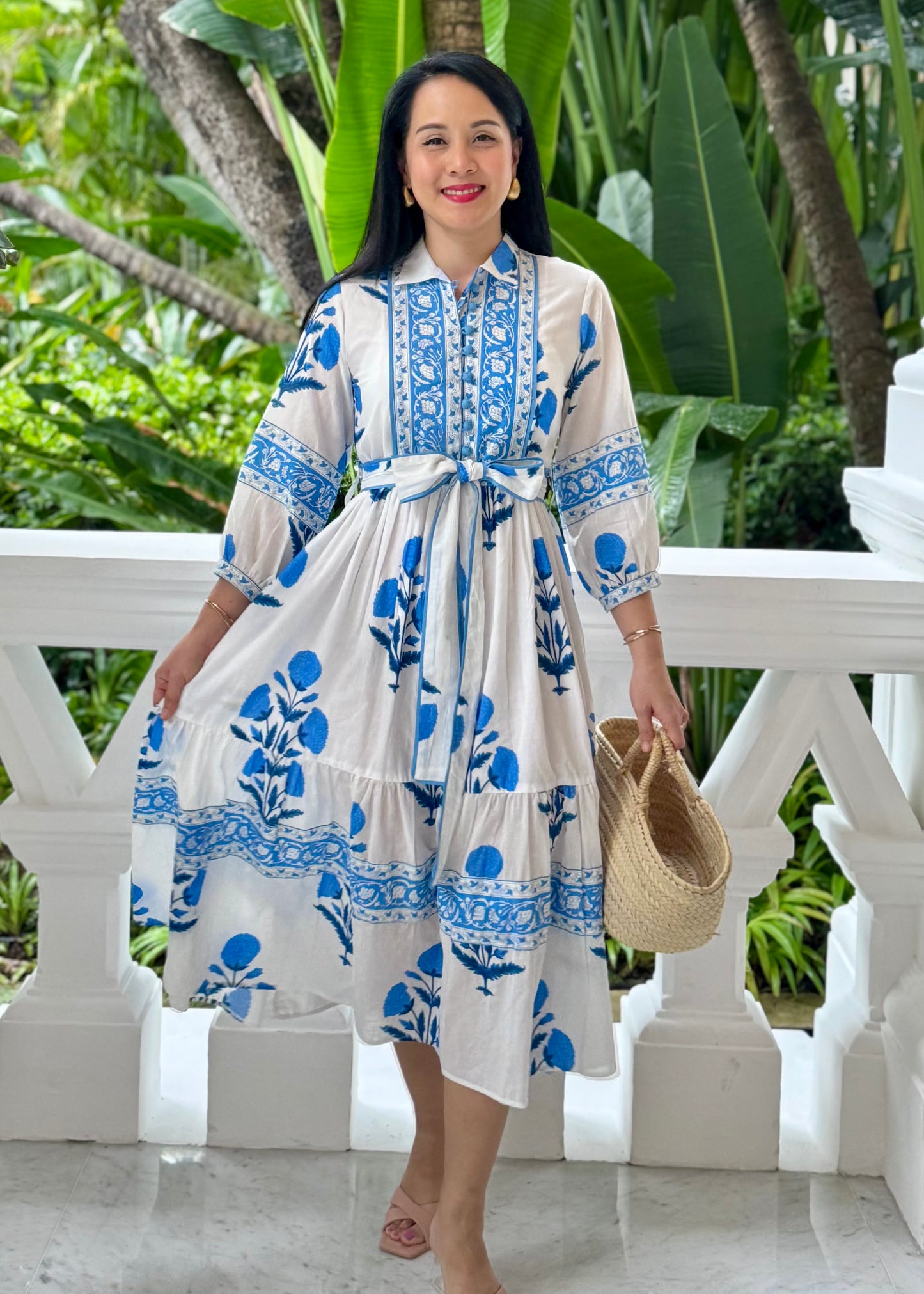 Jayla Maxi Dress - Soft Blue