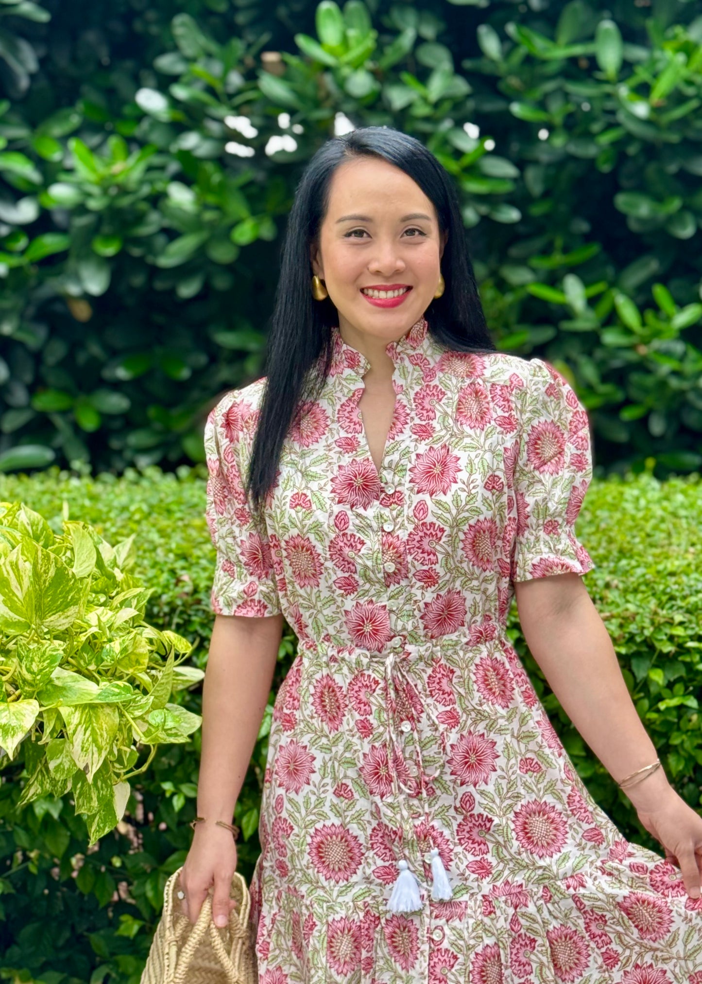 Mara Mini Dress - Sunflower Pink