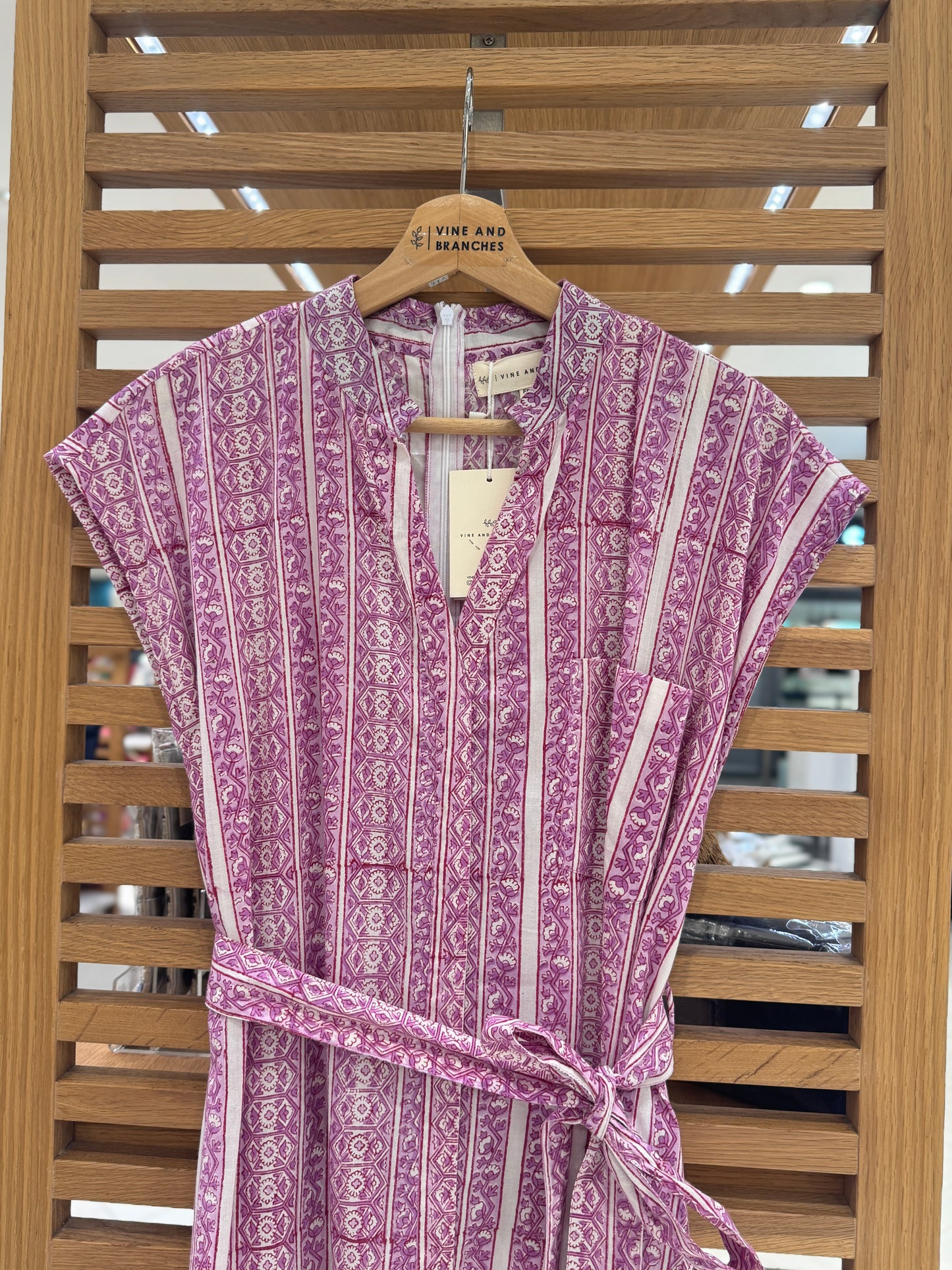 Kiara Cotton Dress | Lilac Lace