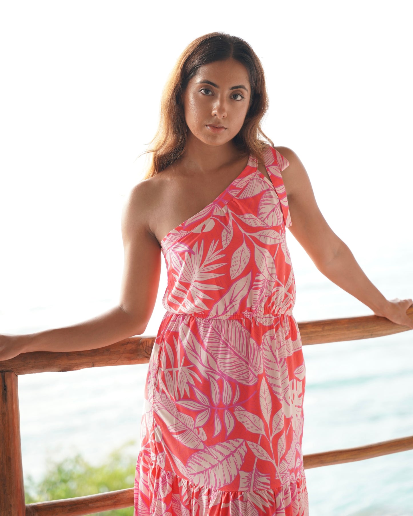 Zana Toga Maxi Dress - Pink Bali