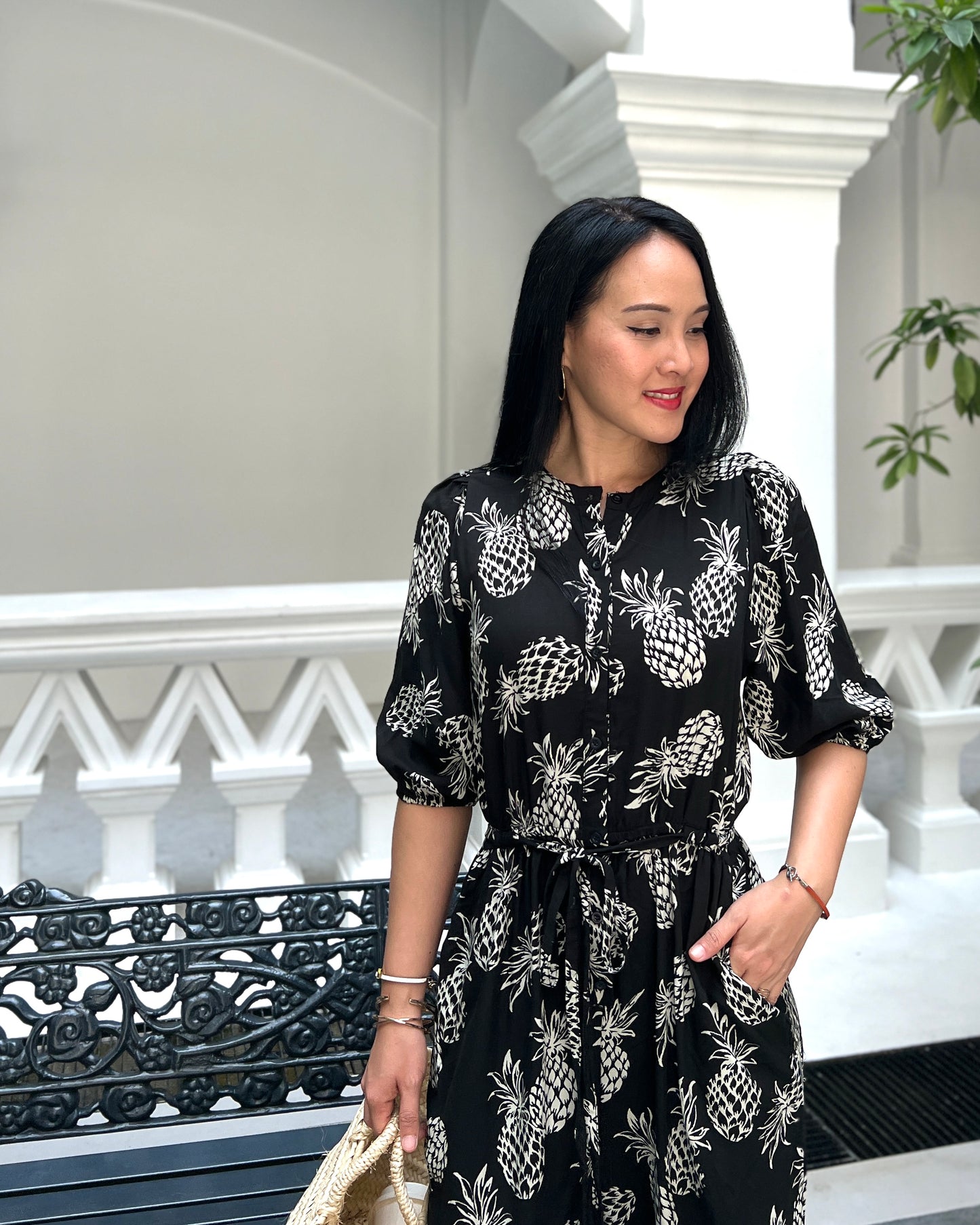 Tami Jumpsuit - Black Pineapple