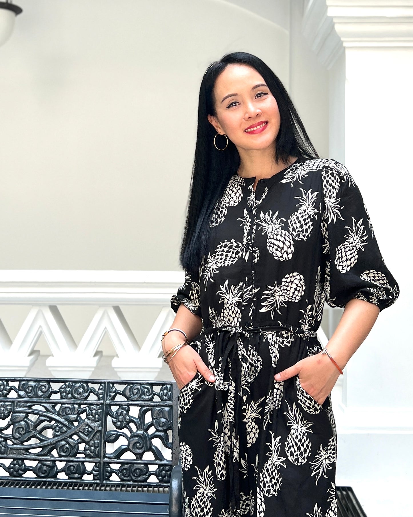 Tami Jumpsuit - Black Pineapple