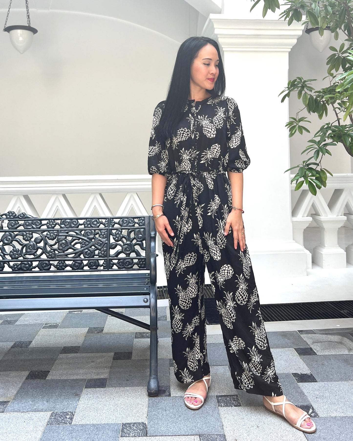 Tami Jumpsuit - Black Pineapple