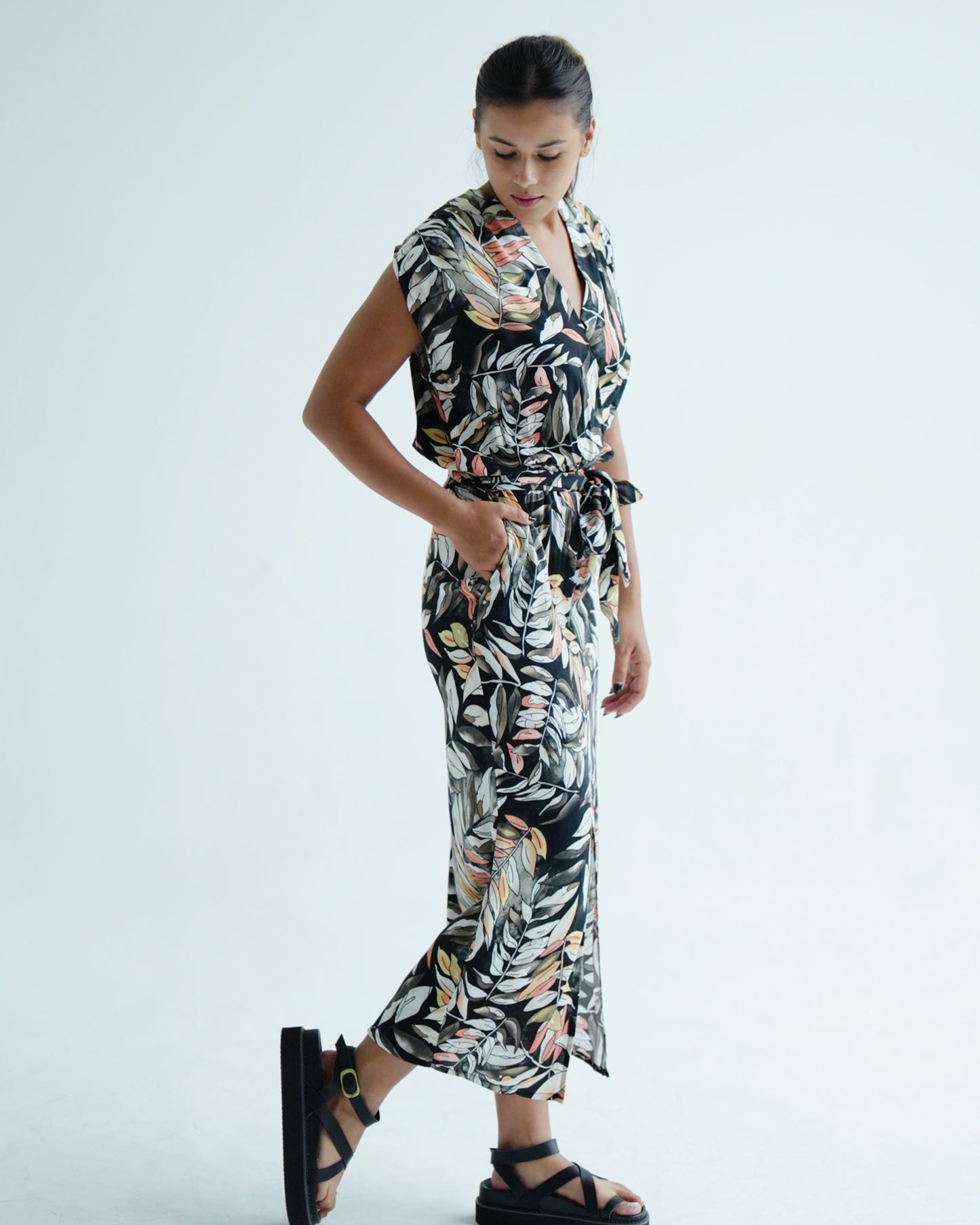 Sofia Dress - Earth Garden
