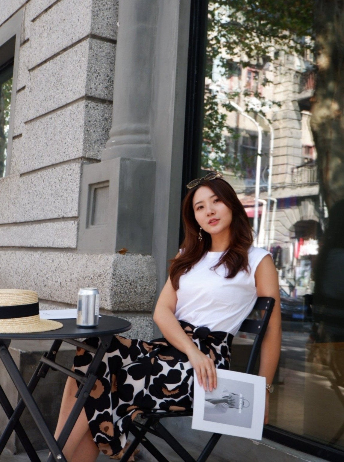 Mel Muscle Tee - White
