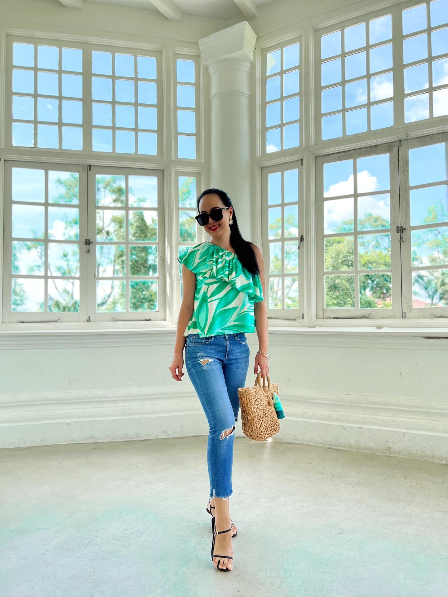 Hera Toga Top - Green