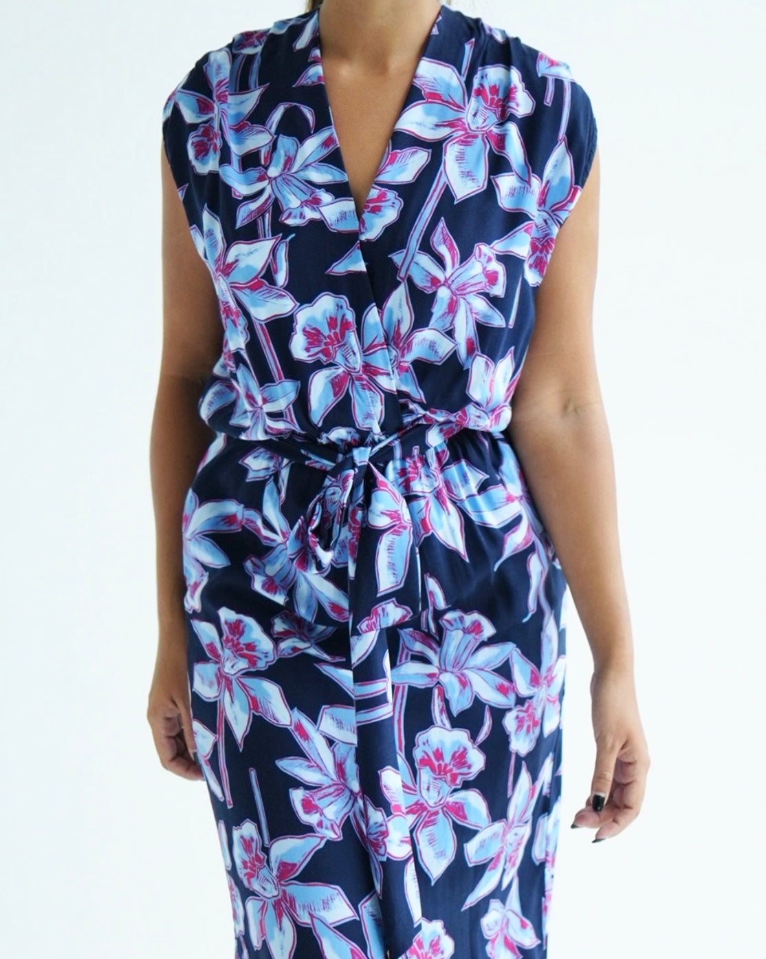 Sofia Dress - Purple Bloom
