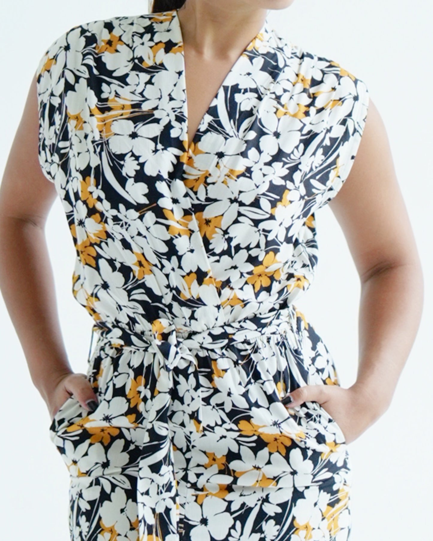 Sofia Dress - Tropical Yellow