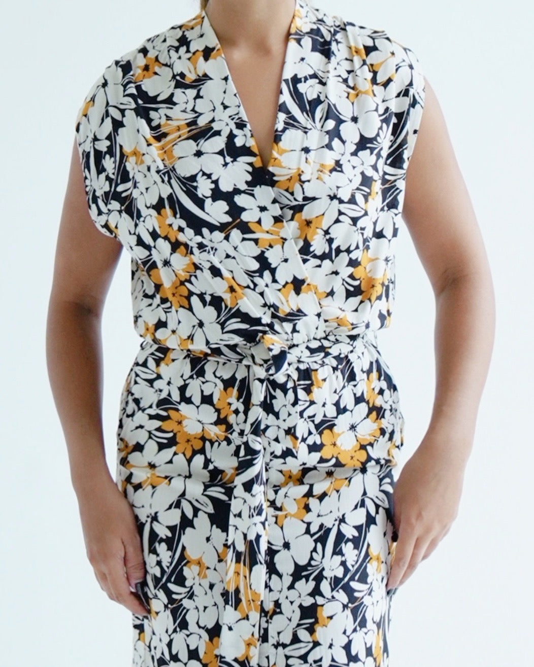 Sofia Dress - Tropical Yellow