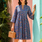 Rania Dress - Royal Coral