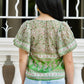 Vicky Cotton Top | Forest Green
