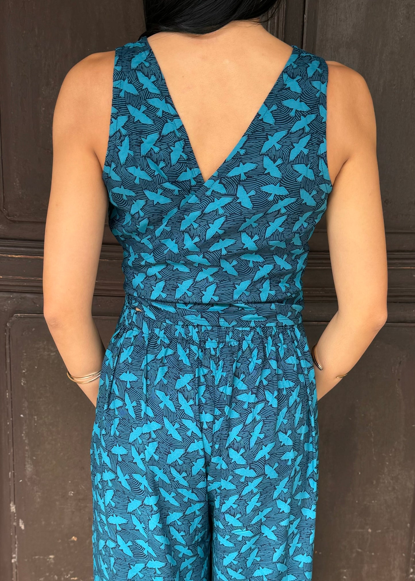 Kali Jumpsuit | Blue Flock