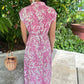 Kiara Cotton Dress - Pink Blossom