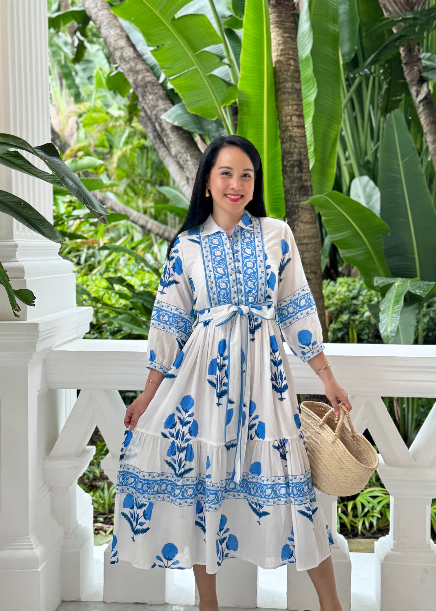Jayla Maxi Dress - Soft Blue