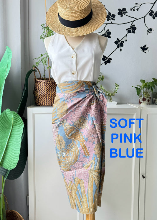 Naomi Wrap Skirt - Batik 3 Prints
