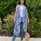 Cape Vest in Cotton Block Print - 5 Prints