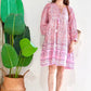 Anna Babydoll Dress | Pink Popsicle