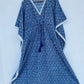 Junia Cotton Kaftan - Summer Blue