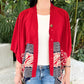 Batik Kimono- Audrey Red Batik