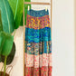 Silky Patchwork Skirt