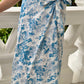 Mara Wrap Skirt | City Blue