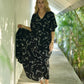 Nori Maxi Dress -Portrait Black