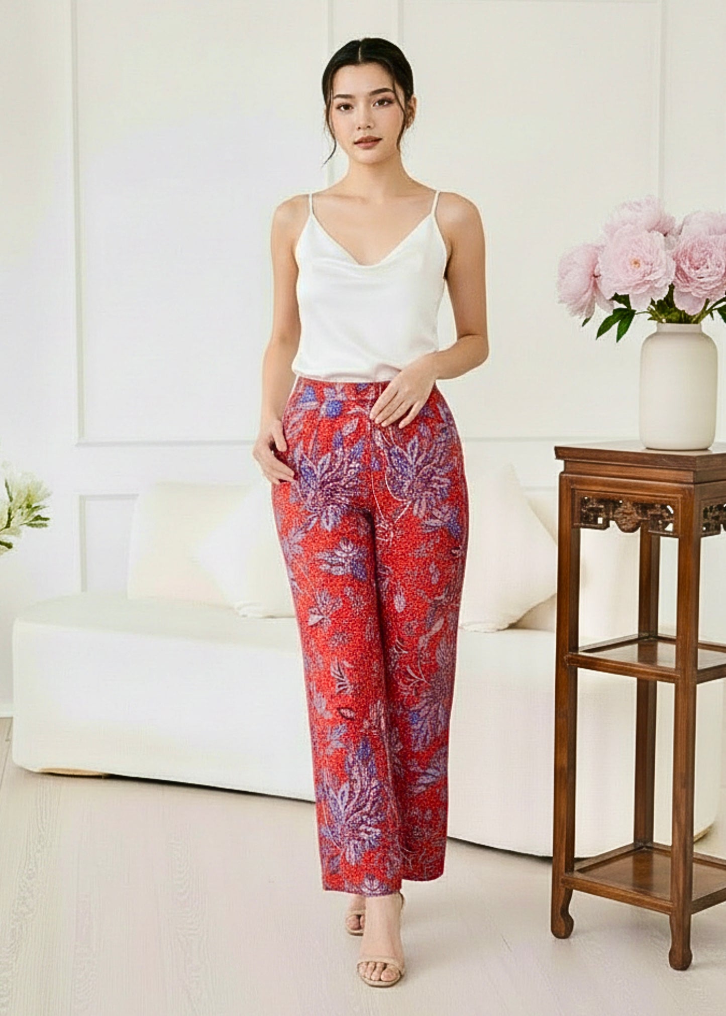 Asa Batik Pants | Batikfully Red