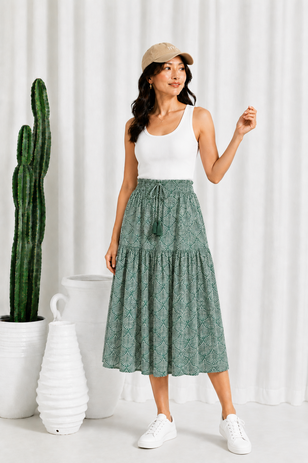Sammie Skirt I Forest Green