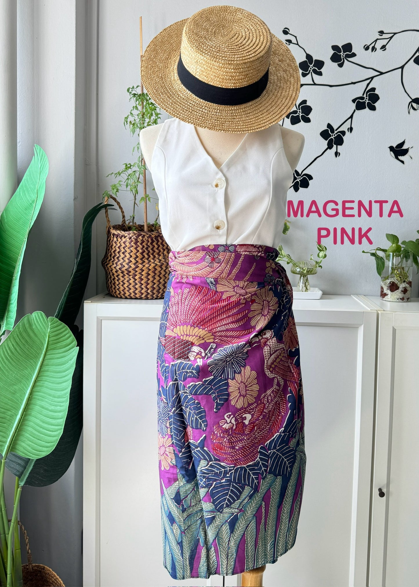 Naomi Wrap Skirt - Batik 3 Prints
