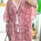 Junia Cotton Kaftan - Summer Pink