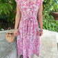 Kiara Cotton Dress - Pink Blossom