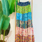 Silky Patchwork Skirt