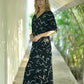 Nori Maxi Dress -Portrait Black