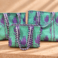 Handblock Tote Bag | Lilac Tiger