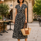 Kiara Cotton Dress | Safari Black