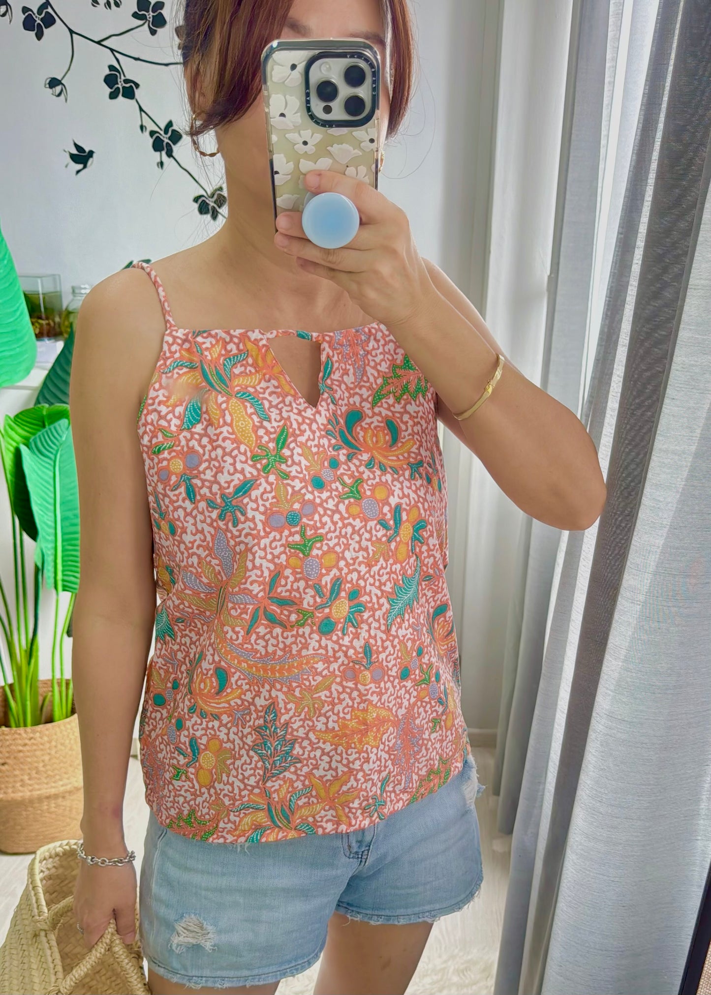 Brisa Batik Top | Orange Pop